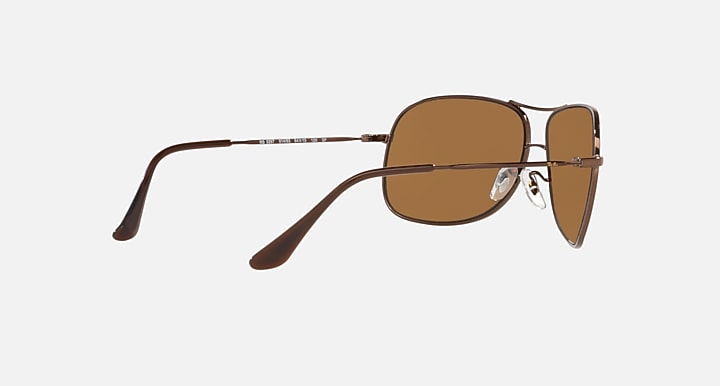 Ray-Ban RB3267 Brown with Brown Polarized Solid Color lenses - 240