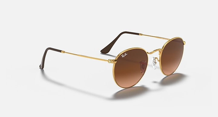 Ray-Ban ROUND METAL Light Bronze with Pink/Brown Gradient Gradient lenses - Alternative