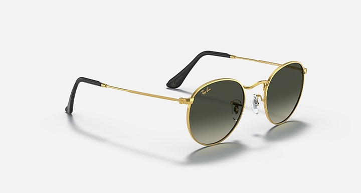 Ray-Ban ROUND METAL @COLLECTION Gold with Grey Gradient Gradient lenses - Alternative