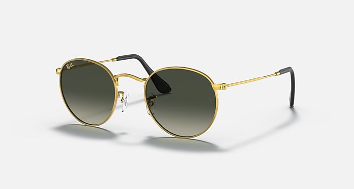 Ray-Ban ROUND METAL @COLLECTION Gold with Grey Gradient Gradient lenses - Quarter