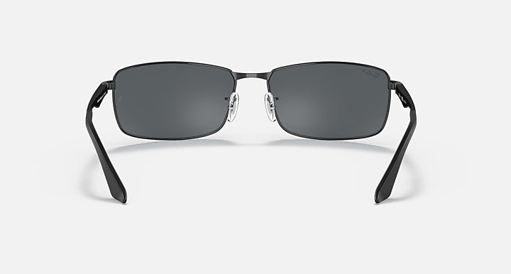 Ray-Ban RB3498 Black with Grey Polarized Gradient lenses - Back
