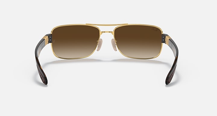 Ray-Ban RB3522 Arista Gold with Brown Gradient Gradient lenses - Back