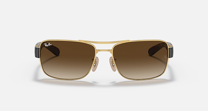 Ray-Ban RB3522 Arista Gold with Brown Gradient Gradient lenses - Front