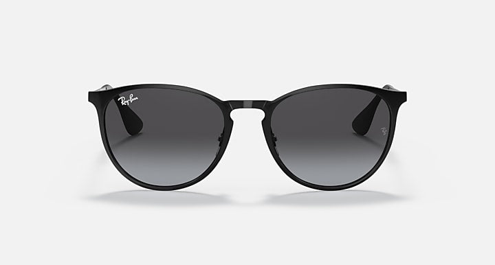 Ray-Ban ERIKA METAL Black with Grey Gradient Gradient lenses - Front