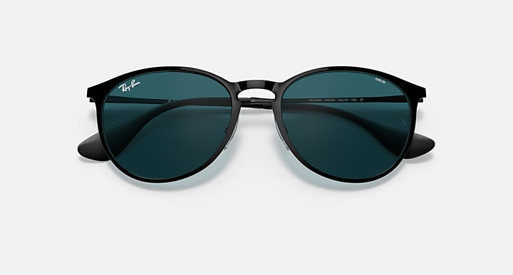 Ray-Ban ERIKA METAL EVOLVE Black with Photochromic Green Gradient Blue Photochromic lenses - Alternative