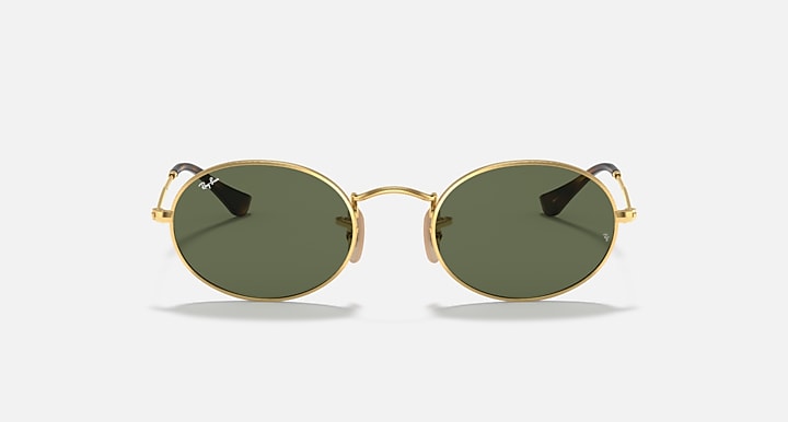 Ray-Ban OVAL FLAT LENSES As shown with As shown lenses - Front
