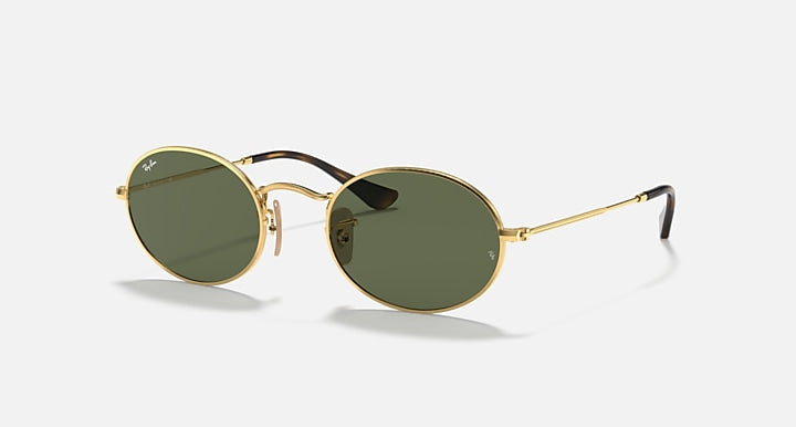 Ray-Ban OVAL FLAT LENSES As shown with As shown lenses - Quarter