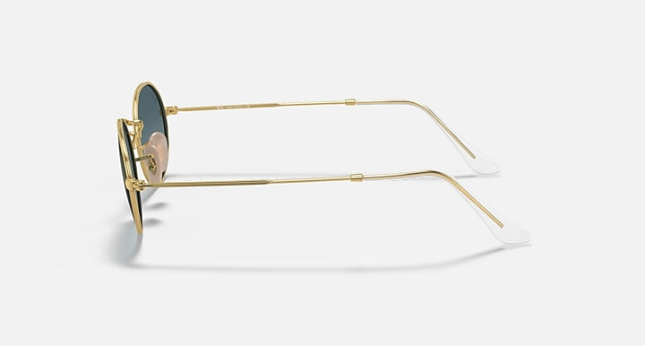 Ray-Ban OVAL METAL Arista Gold with Blue Gradient Gradient lenses - Lateral