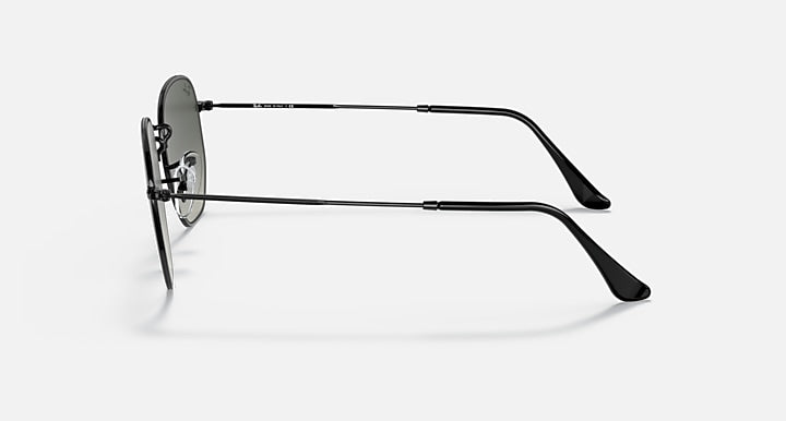 Ray-Ban HEXAGONAL Black with Grey Gradient Gradient lenses - Lateral