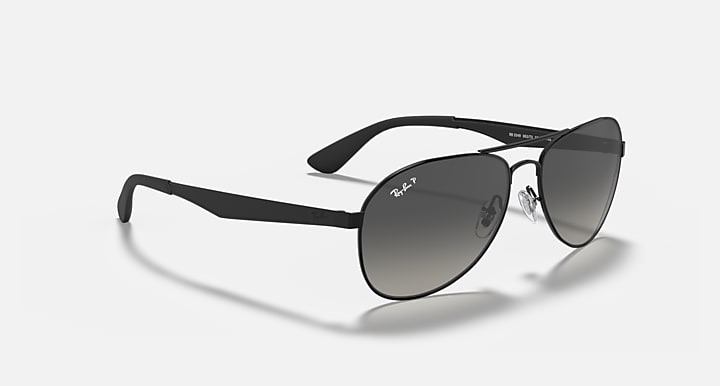 Ray-Ban RB3549 Black with Grey Polarized Gradient lenses - Alternative