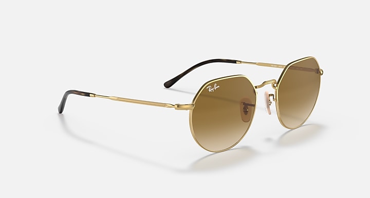 Ray-Ban JACK Arista Gold with Brown Gradient lenses - Alternative