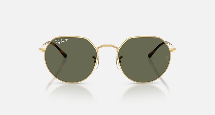 Ray-Ban JACK Arista with Polarized Green Solid Color lenses - Front