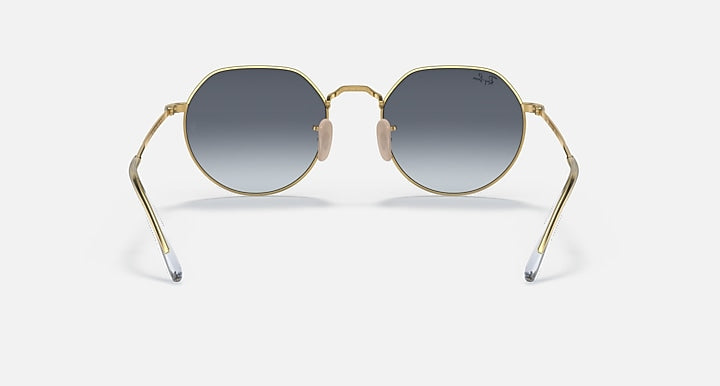 Ray-Ban JACK Arista Gold with Blue/Grey Gradient lenses - Back