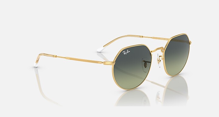 Ray-Ban JACK Arista Gold with Green Vintage Gradient lenses - Alternative