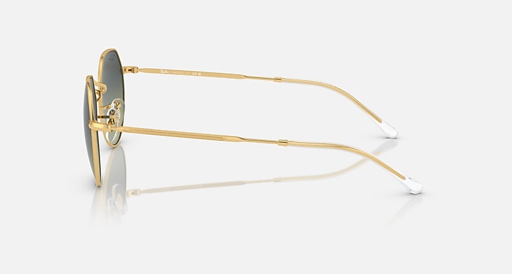 Ray-Ban JACK Arista Gold with Green Vintage Gradient lenses - Lateral