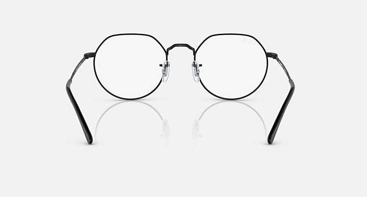 Ray-Ban JACK TRANSITIONS® Black with Clear/Blue Transitions® lenses - Back