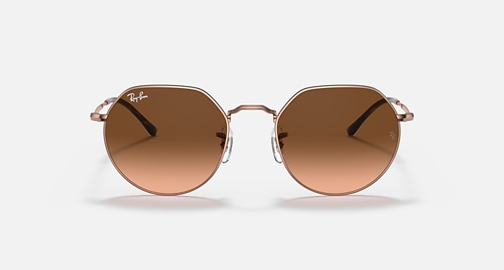 Ray-Ban JACK Copper with Pink/Brown Gradient lenses - Front