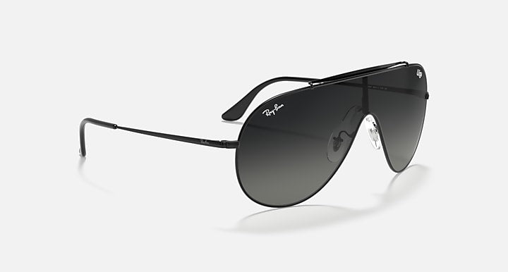 Ray-Ban WINGS Black with Grey Gradient Gradient lenses - Alternative