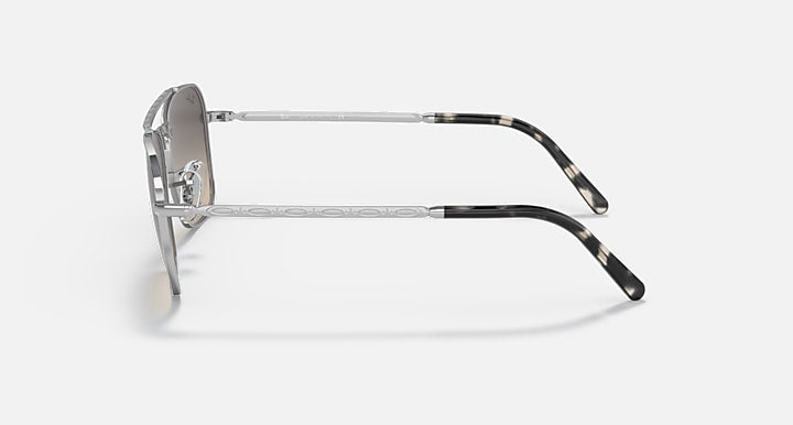 Ray-Ban NEW CARAVAN Silver with Clear Gradient Grey Gradient lenses - Lateral