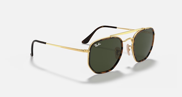 Ray-Ban MARSHAL II Arista Gold with G-15 Green Solid Color lenses - Alternative