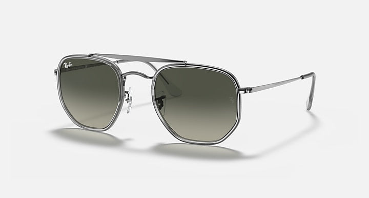 Ray-Ban MARSHAL II Gunmetal with Grey Gradient Gradient lenses - Quarter