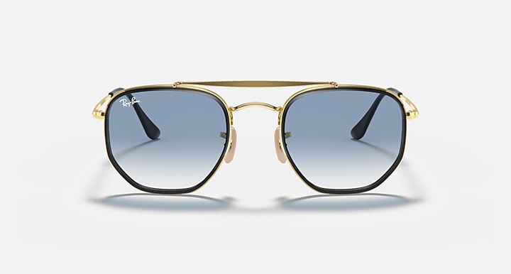 Ray-Ban MARSHAL II Arista Gold with Light Blue Gradient Gradient lenses - Front