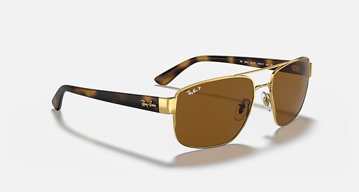 Ray-Ban RB3663 Arista Gold; Gold with Brown Polarized Solid Color lenses - Alternative