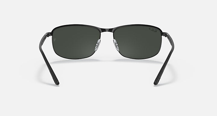 Ray-Ban RB3671 POLARIZED+ LENSES Black with Dark Grey Polarized+ Polarized+ lenses - Back