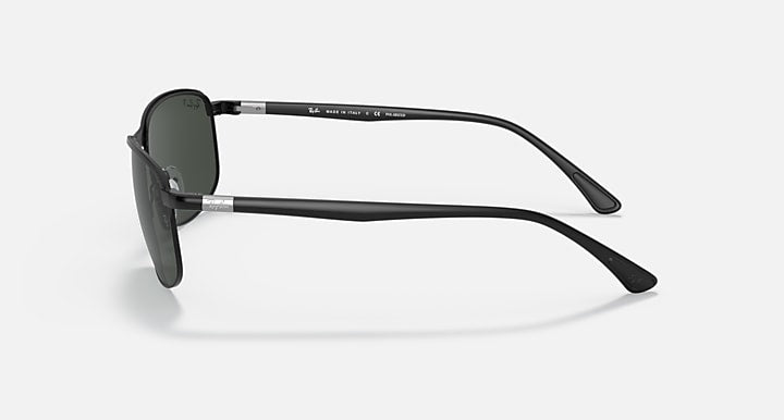 Ray-Ban RB3671 POLARIZED+ LENSES Black with Dark Grey Polarized+ Polarized+ lenses - Lateral