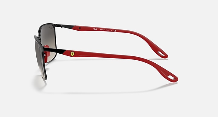 Ray-Ban RB3673M SCUDERIA FERRARI COLLECTION Black; Red with Grey Gradient Gradient lenses - Lateral