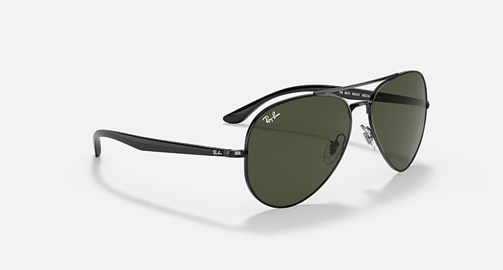 Ray-Ban RB3675 Black with G-15 Green Solid Color lenses - Alternative