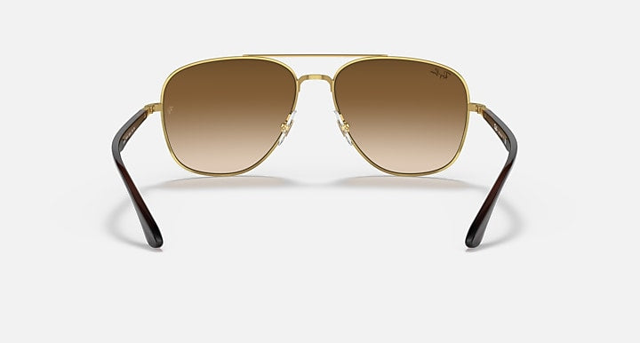 Ray-Ban RB3683 Arista Gold; Gold with Brown Gradient lenses - Back