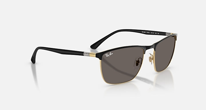Ray-Ban RB3686 Black On Arista; Black with Dark Grey Solid Color lenses - Alternative