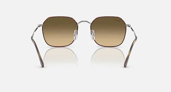 Ray-Ban JIM Havana On Gunmetal; Gunmetal with Brown Vintage Gradient Black Gradient lenses - Back