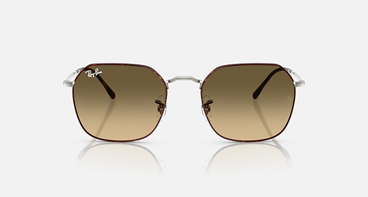 Ray-Ban JIM Havana On Gunmetal; Gunmetal with Brown Vintage Gradient Black Gradient lenses - Front