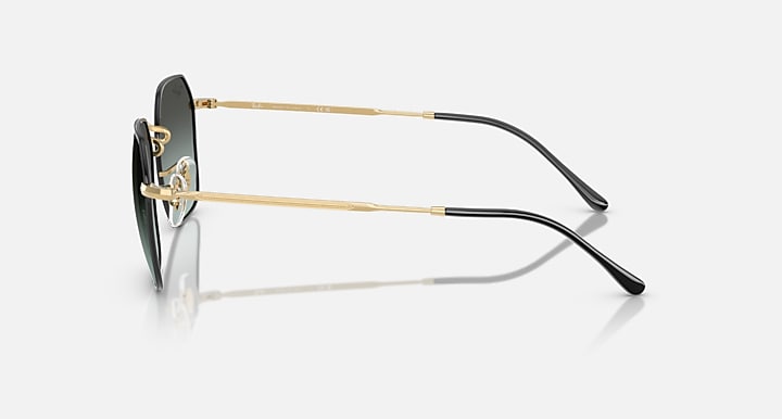 Ray-Ban JIM Black On Arista; Arista with Blue Vintage Gradient Black Gradient lenses - Lateral