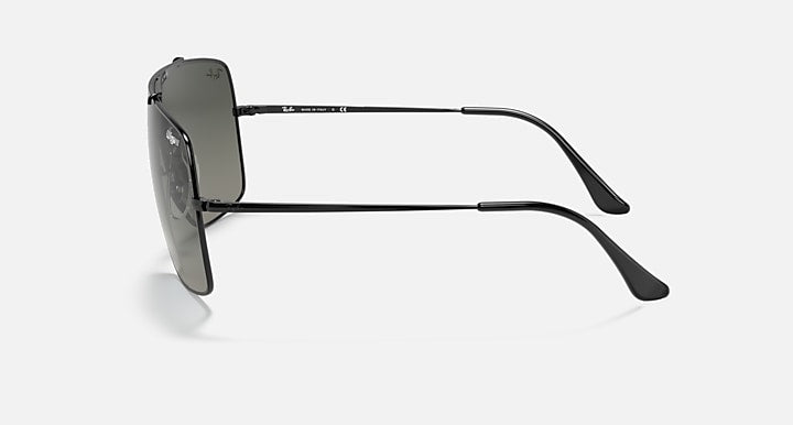 Ray-Ban WINGS II Black with Grey Gradient Gradient lenses - Lateral