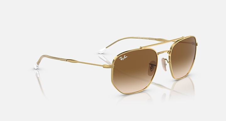 Ray-Ban RB3707 Arista Gold with Brown Gradient lenses - Alternative