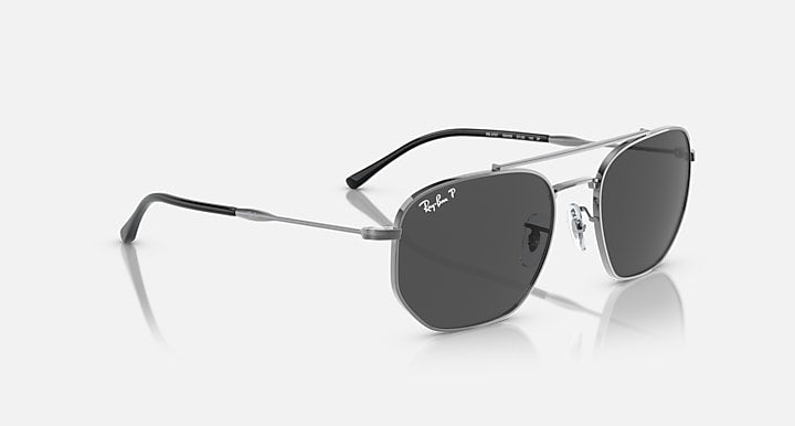 Ray-Ban RB3707 POLARIZED+ LENSES Gunmetal with Grey Polarized+ Polarized+ lenses - Alternative