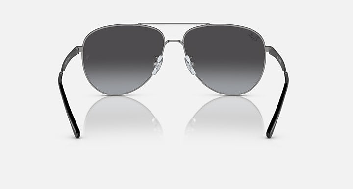Ray-Ban RB3712D Gunmetal with Grey Gradient lenses - Back