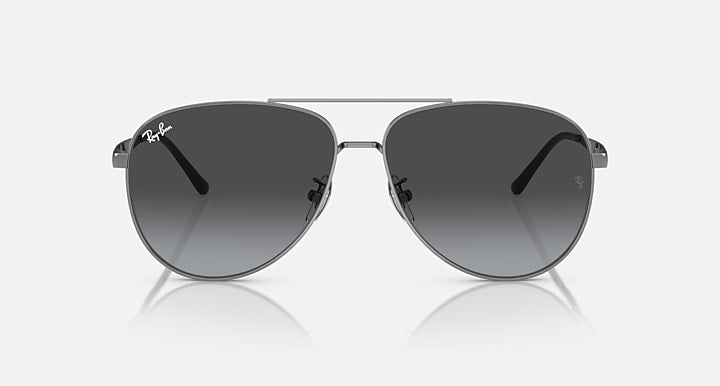 Ray-Ban RB3712D Gunmetal with Grey Gradient lenses - Front