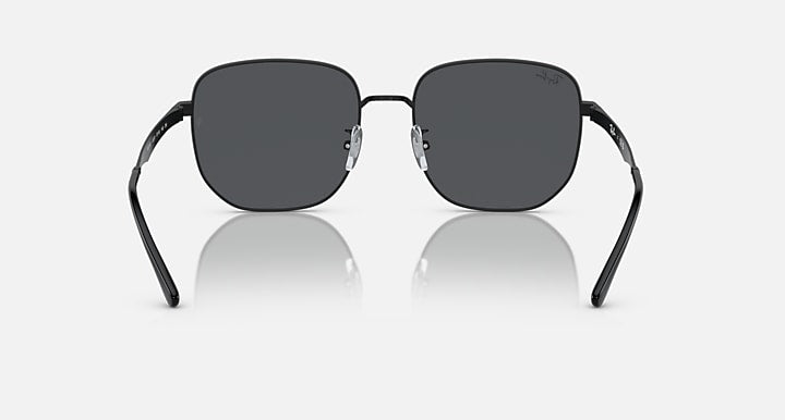 Ray-Ban RB3713D Black with Dark Grey Solid Color lenses - Back