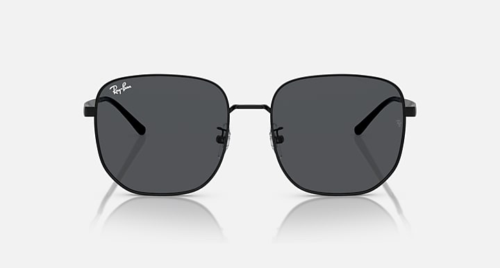 Ray-Ban RB3713D Black with Dark Grey Solid Color lenses - Front