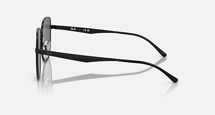 Ray-Ban RB3713D Black with Dark Grey Solid Color lenses - Lateral