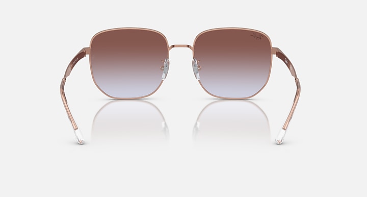 Ray-Ban RB3713D Rose Gold with Violet Gradient lenses - Back