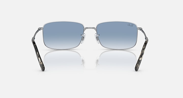Ray-Ban RB3717 Silver with Blue Gradient lenses - Back