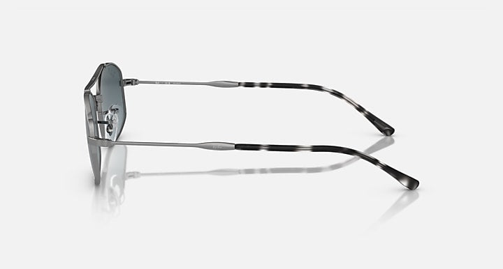 Ray-Ban RB3719 Gunmetal with Dark Blue Polarized Gradient lenses - Lateral