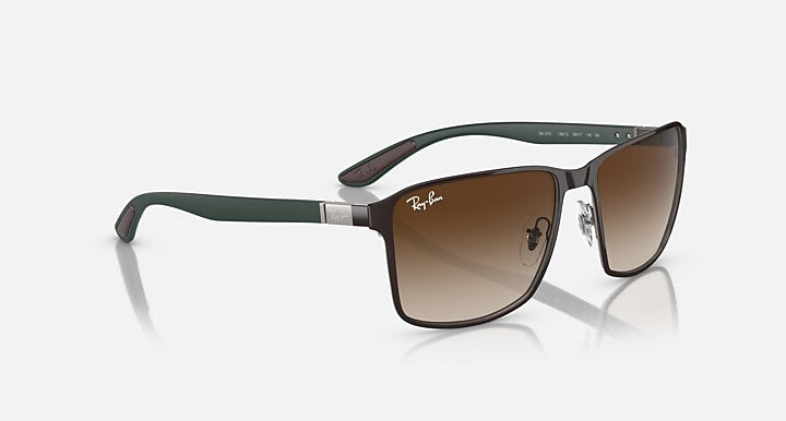 Ray-Ban RB3721 Brown On Gunmetal with Brown Gradient lenses - Alternative
