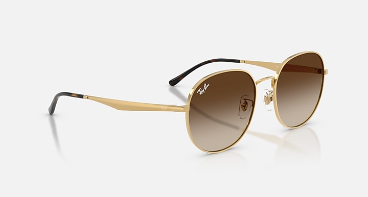 Ray-Ban RB3727D Arista Gold with Brown Gradient Gradient lenses - Alternative