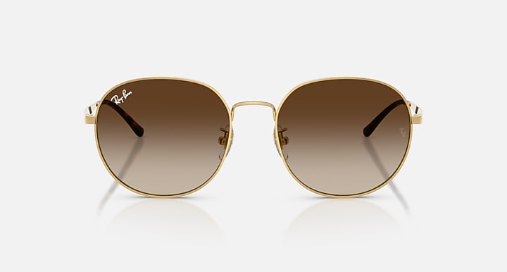 Ray-Ban RB3727D Arista Gold with Brown Gradient Gradient lenses - Front